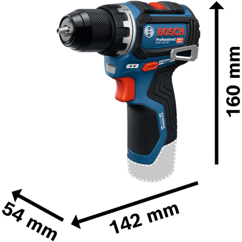 ACCUBOORSCHROEFM.12V/BODY   GSR 12V-32       BOSCH