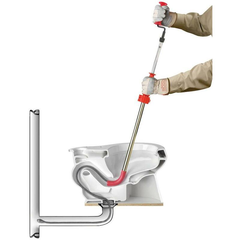 DÉBOCHEUR TOILETTE 2M       K-6P - 1/2"     RIDGID