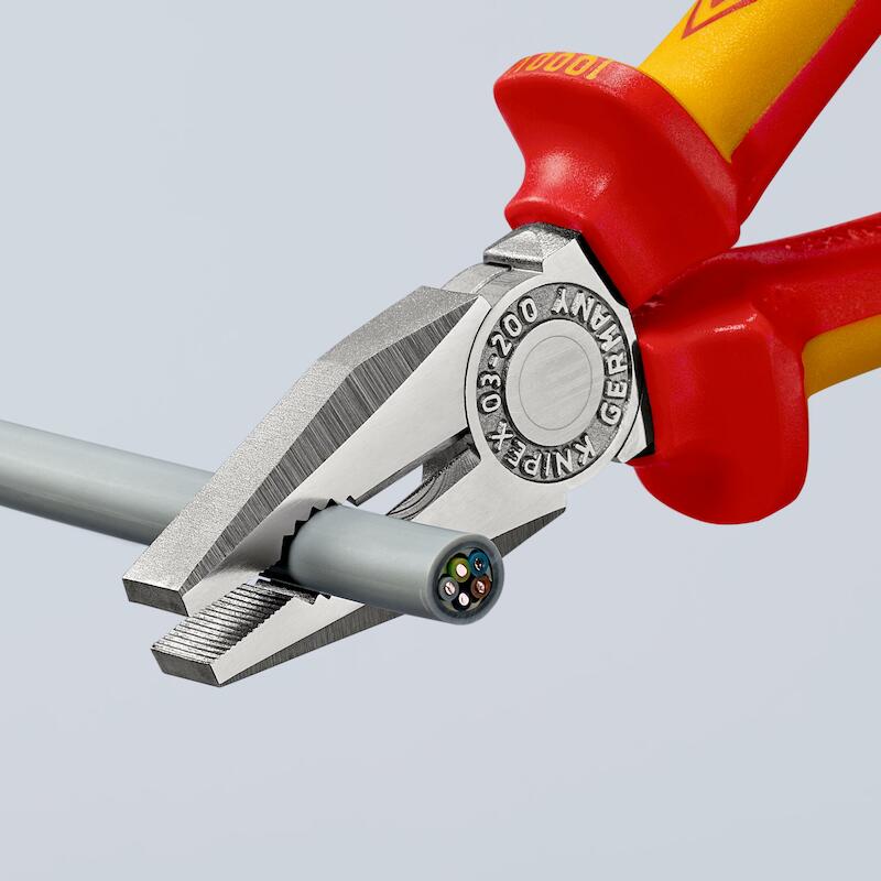 Knipex - Combinatietang - 03 06 200 - vde - Verchroomd - 200 mm - 41190175