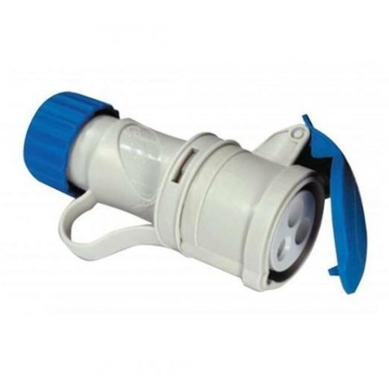 FICHE 2P+N+T 200-250V (F)   16A 6H IP44