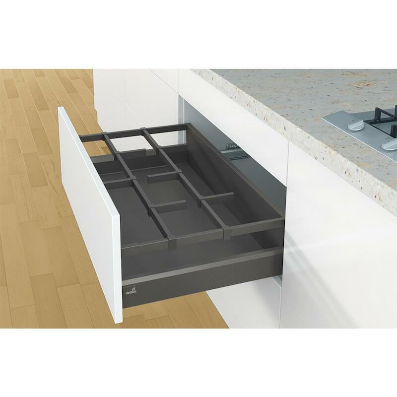 DWARSRELING ANTRACIET 2000MM 9182712       HETTICH