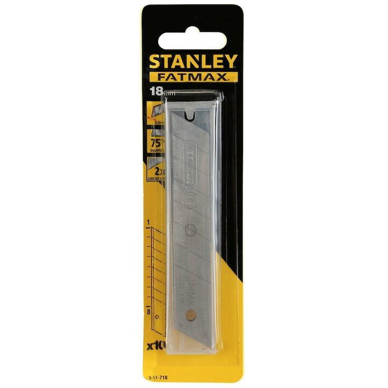 LAME DE CUTTER 18MM         2-11-718 (10PC)STANLEY