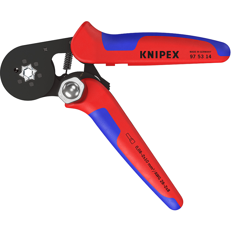 KNIPEX 975314 ZELFINSTELLENDE KRIMPTANG VOOR ADEREINDHULZEN