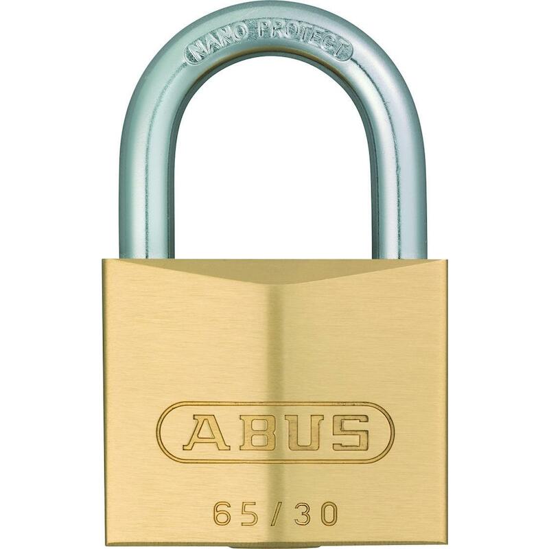HANGSLOT MESSING GELIJKSL.  65/30 KA 303      ABUS