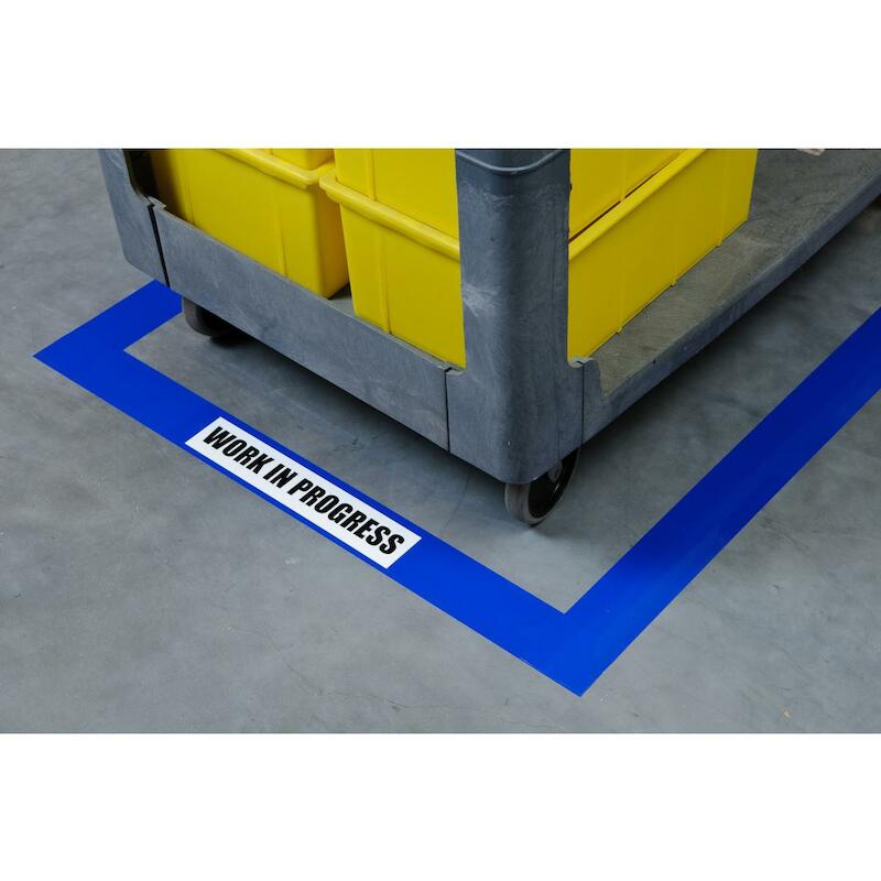 VLOERMARKERINGSTAPE - BRADY 104344 - BLAUW 76,2 MMX30 M
