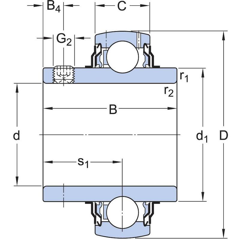 ROULEMENT-Y                 YAR 206 2F         SKF