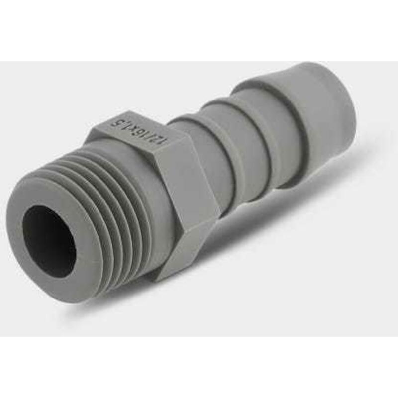 SLANGPILAAR 12MM X 3/8"M/BSPT GES12R3-8   NYL.