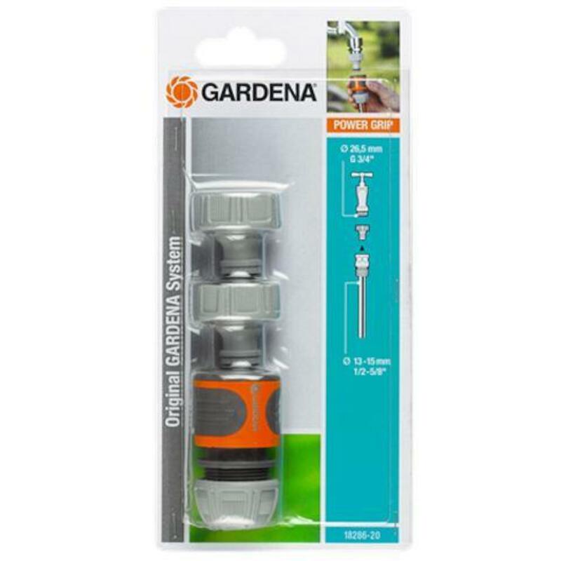 Gardena - Aansluitset - 18286-20 - 13 mm (1/2") en 15 mm (5/8") - g 3/4" - 02633680