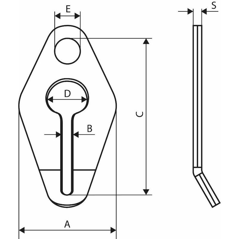 INKORTSCHALM G6 RVS         RAC08-8/7 - 1,6T  REMA