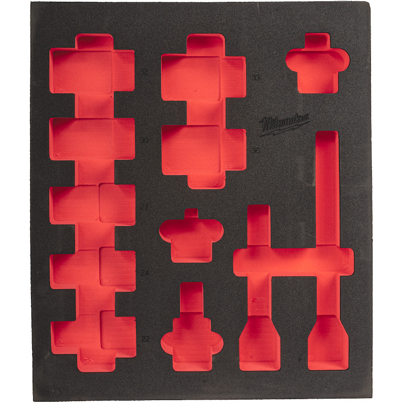 SLAGDOPPENSET 3/4" IN FOAM  4932493398 (11ST)MILWA
