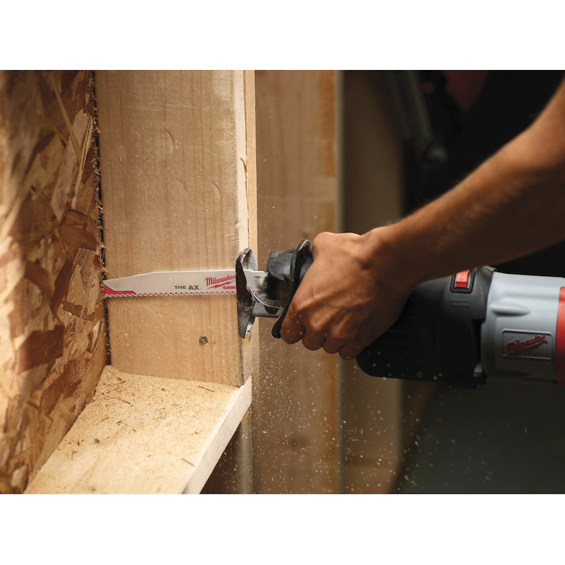 Milwaukee - Reciprozaagblad - Sawzall The ax - Hout met spijkers - 230 mm - 5 tpi - 5 stuks - 08119455