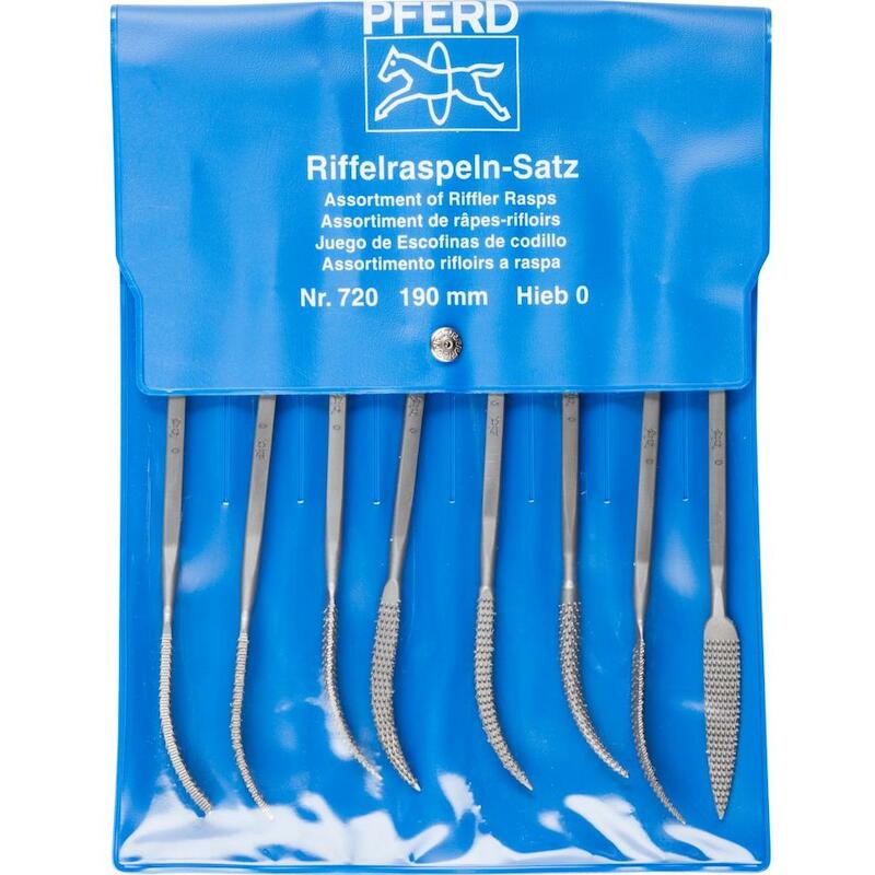RIFFELRASPENSET K0          720P 190MM (8ST) PFERD