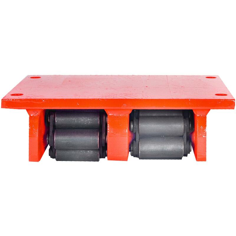 100 TONNES HEAVY DUTY SKATE WITH GROOVED SIDE - DOUBLE ROLLER DESIGN - RSD100 - HI-FORCE