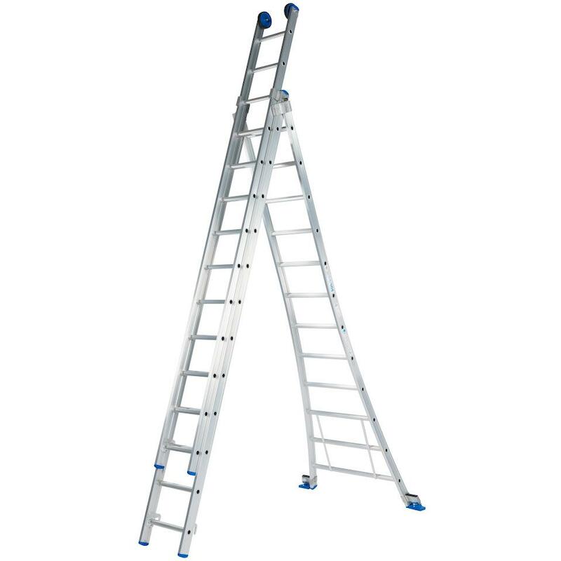 LADDER OPEN VOET   3X12 SPORTEN D12 - 7,75M SOLIDE