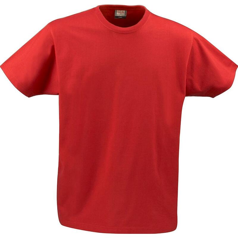 T-SHIRT COTTON              HEAVY ROUGE    L PRINT