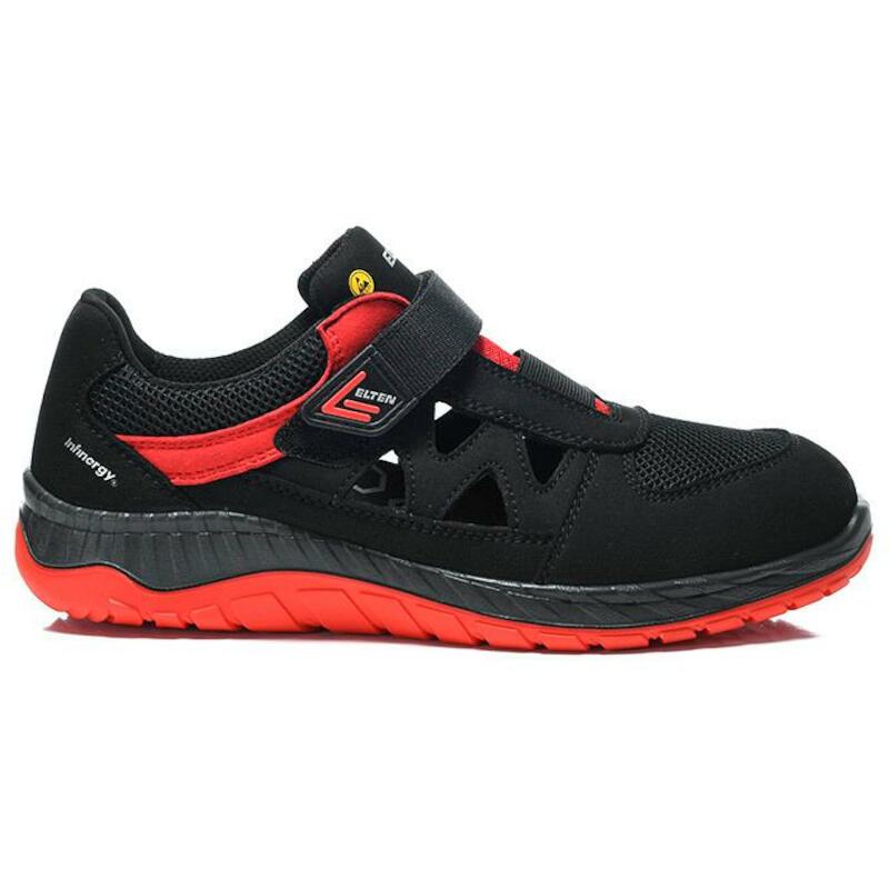 SANDAAL ESD LAAG S1PS ZW/RO LONNY W       43 ELTEN