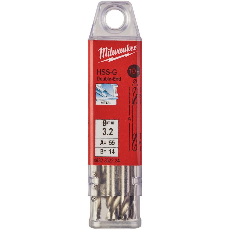 METAALBOOR HSS-G 3,2MM      4932352224(10ST)MILWAU