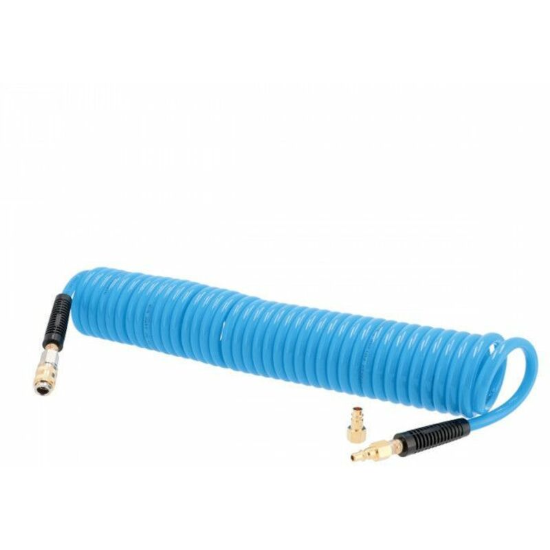 TUYAU SPIR.PU 12X1/4" BLEU  4304225 (7,5M)AIRPRESS