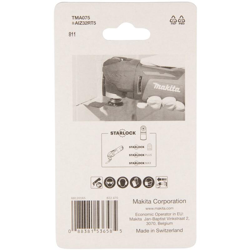 INVALZAAGBLAD TEGELS 20X20  B-65084 TMA028  MAKITA