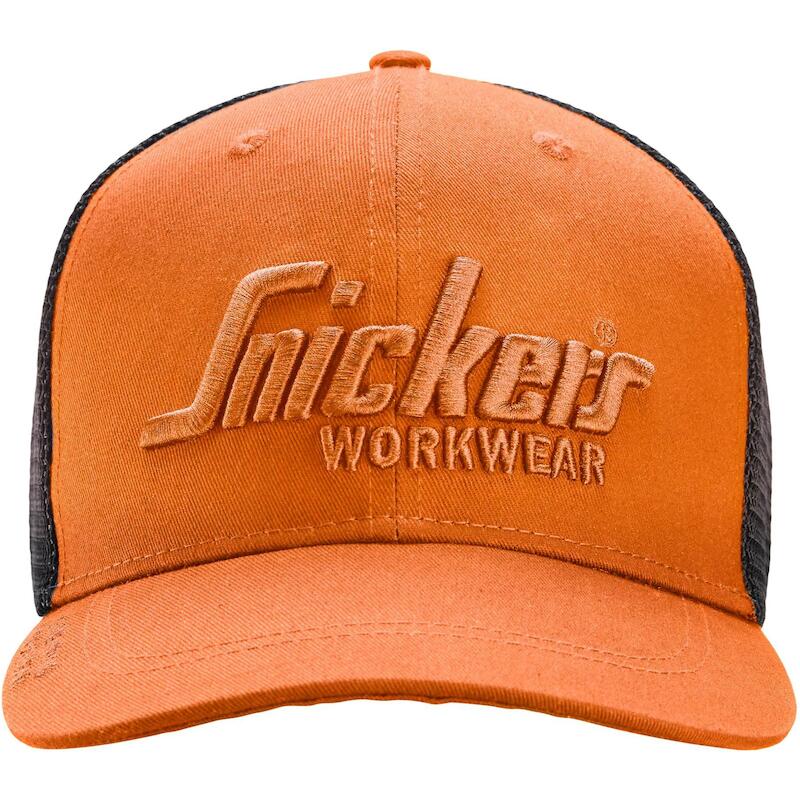 TRUCKER CAP ORANJE/ZWART    9001 ONE SIZE SNICKERS