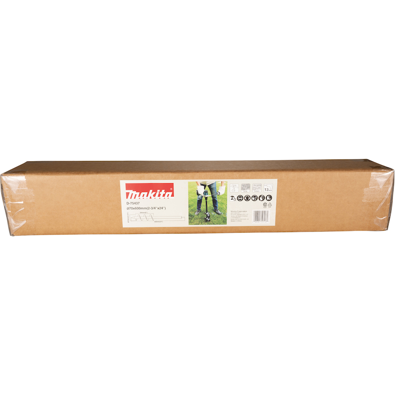 EARTH AUGER CYLINDRICAL SHAFT 70 X 600 MM - D-75437 - MAKITA