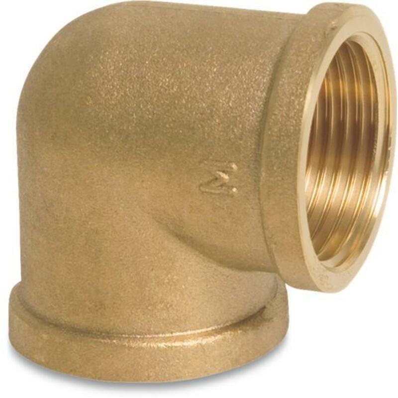 BOCHT 90° MESSING           FIG.90  1/2"V