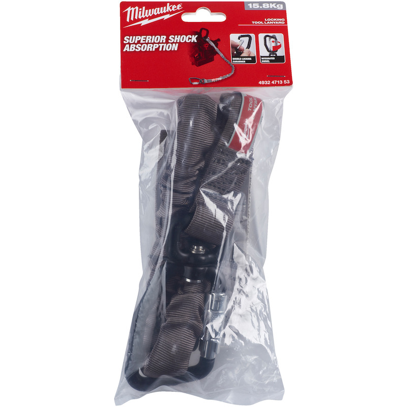 LANYARD MET ZEKERING 15,8KG 4932471353   MILWAUKEE