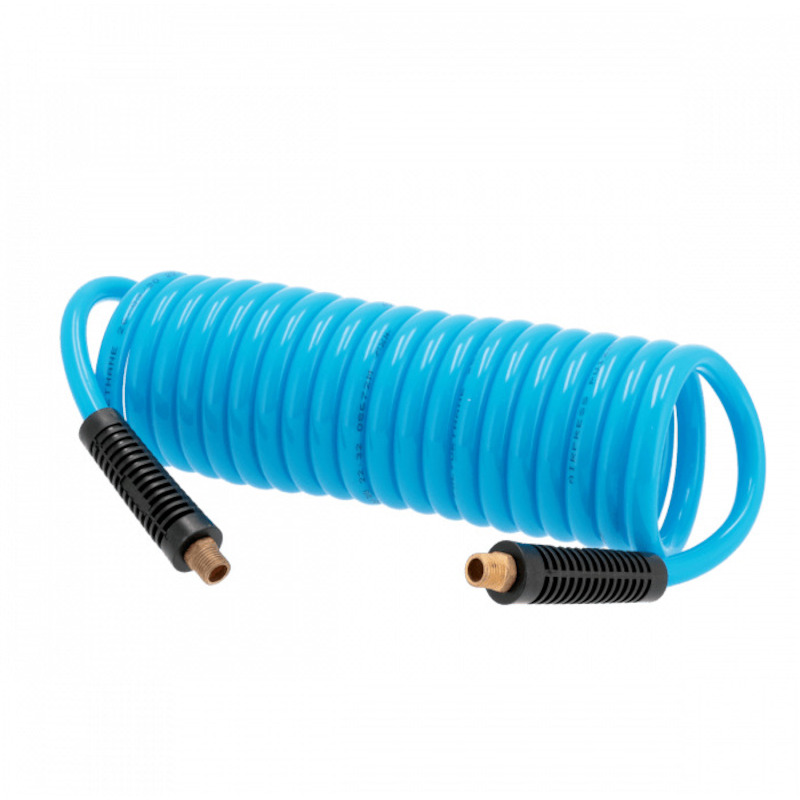 TUYAU SPIR.PU 12X1/4" BLEU  4304224   (5M)AIRPRESS