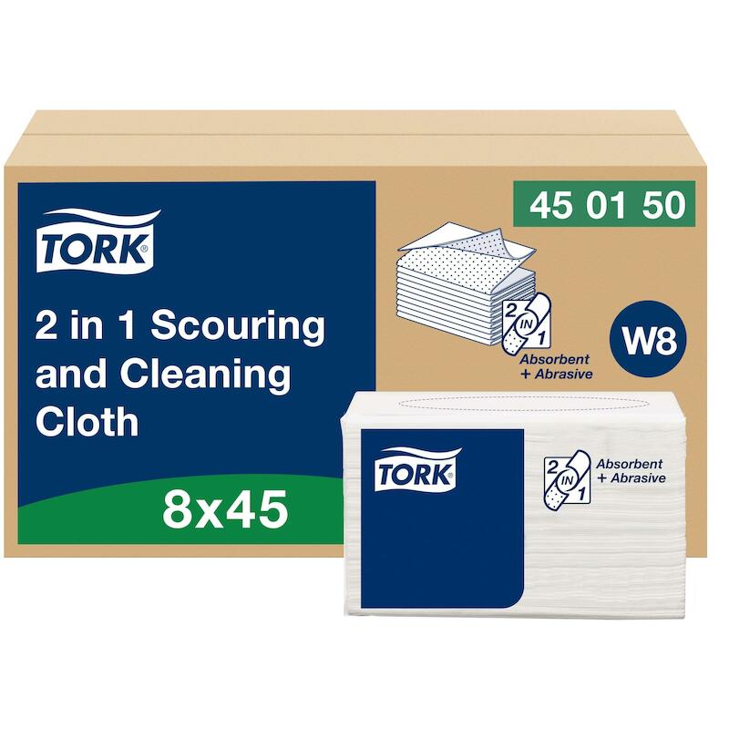 REINIGINGSDOEK 2 IN 1       450150-45ST-1L    TORK