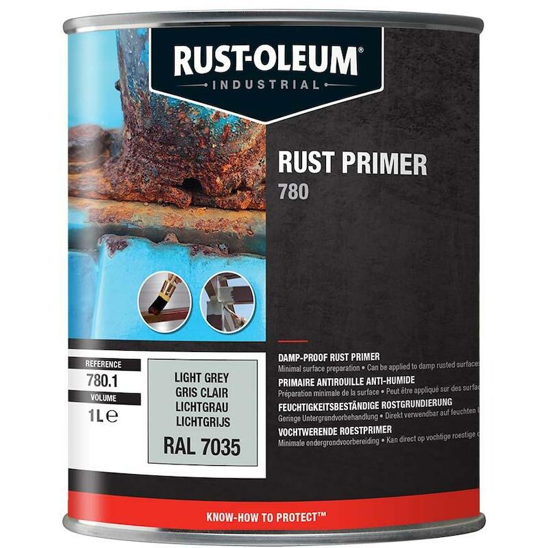 VOCHTWERENDE ROESTPRIMER    780 RAL7035  1L RUST-O