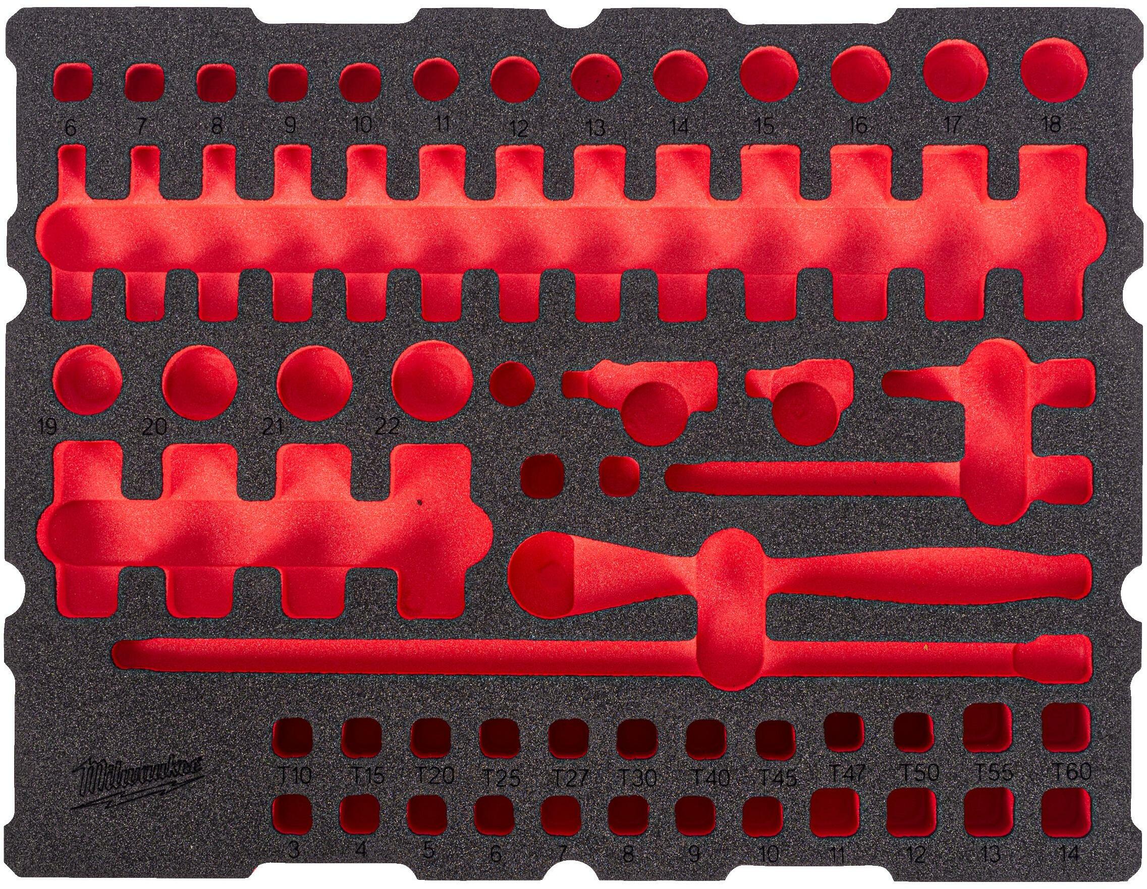 FOAMMODULE HANDDOPPEN 1/4"  4932501867 (68ST) MILW