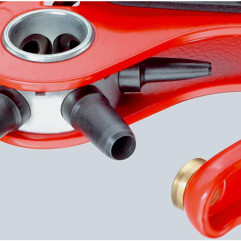 KNIPEX 9070220 REVOLVERPONSTANG ROOD POEDERGECOAT220 MM