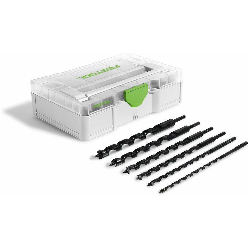 Festool - Auger bit set - SYS3 s 76-SB CE-SORT/6 - 6-piece - ø 6-16 mm - centrotec - in Systainer³ SYS3 s 76 - 08102323