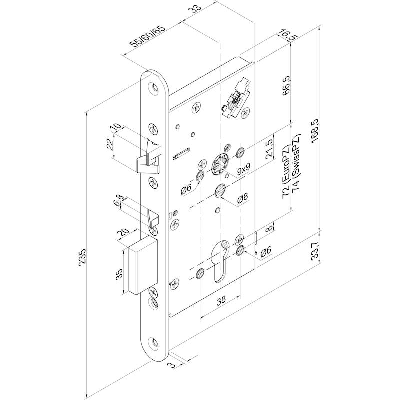 SOLENOIDESLOT 12-24V 60MM   709X602PZ---G41 EFFEFF