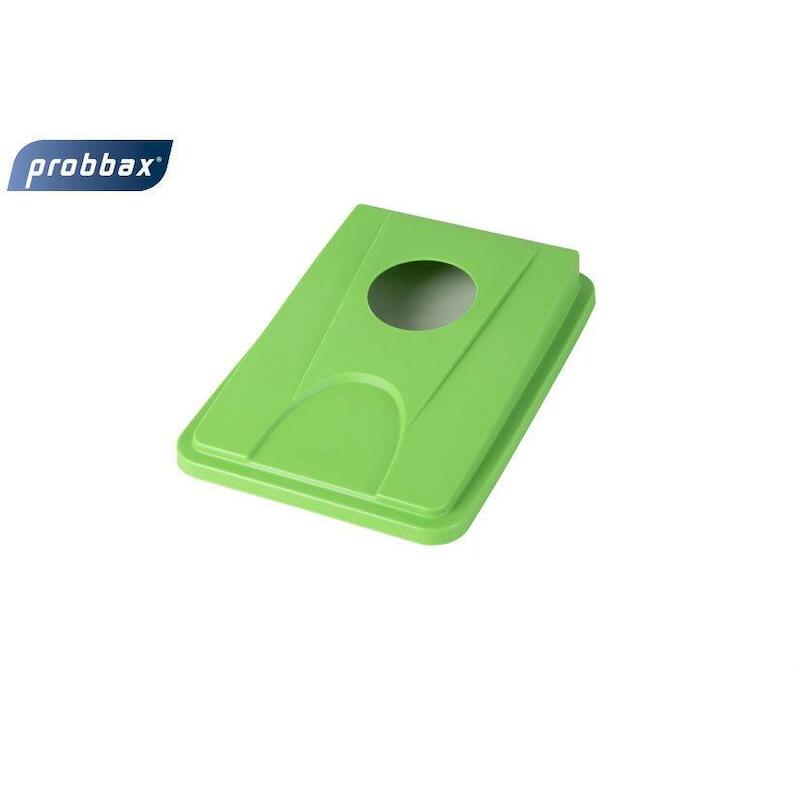 OUVERTURE COUVER ROND VERT  328X453X70MM   PLASTIB