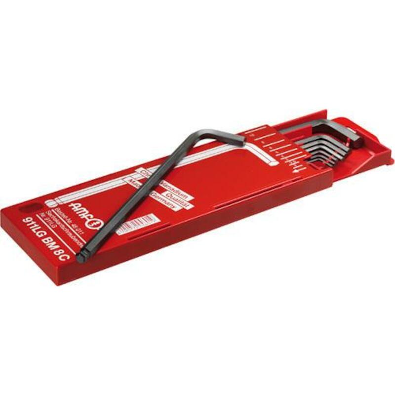 JEU DE CLE SIX PANS TETE SPHER. DIN911LG-BM8/2-10