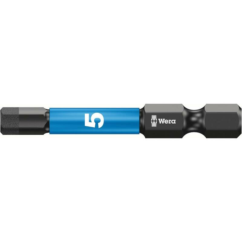 Wera - Schroefbit - 840/4 imp DC Hex-Plus diy - 1/4" - hex 4 mm x 50 mm - 5 stuks - 02247753