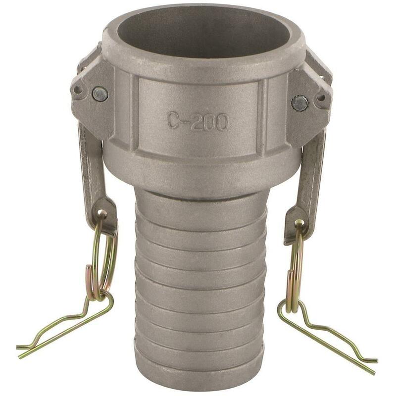 KOPP.V.DN50 X 50mm SLT. RIB          C-ALU-CAMLOCK