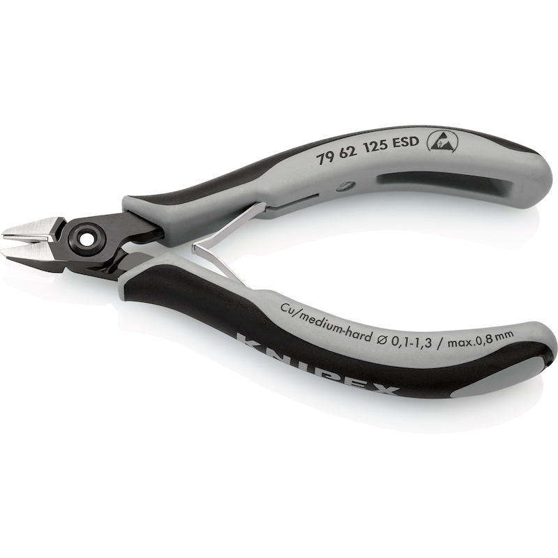 ELEKTRONICA ZIJKNIPTANG ESD 79 62 - 125MM   KNIPEX