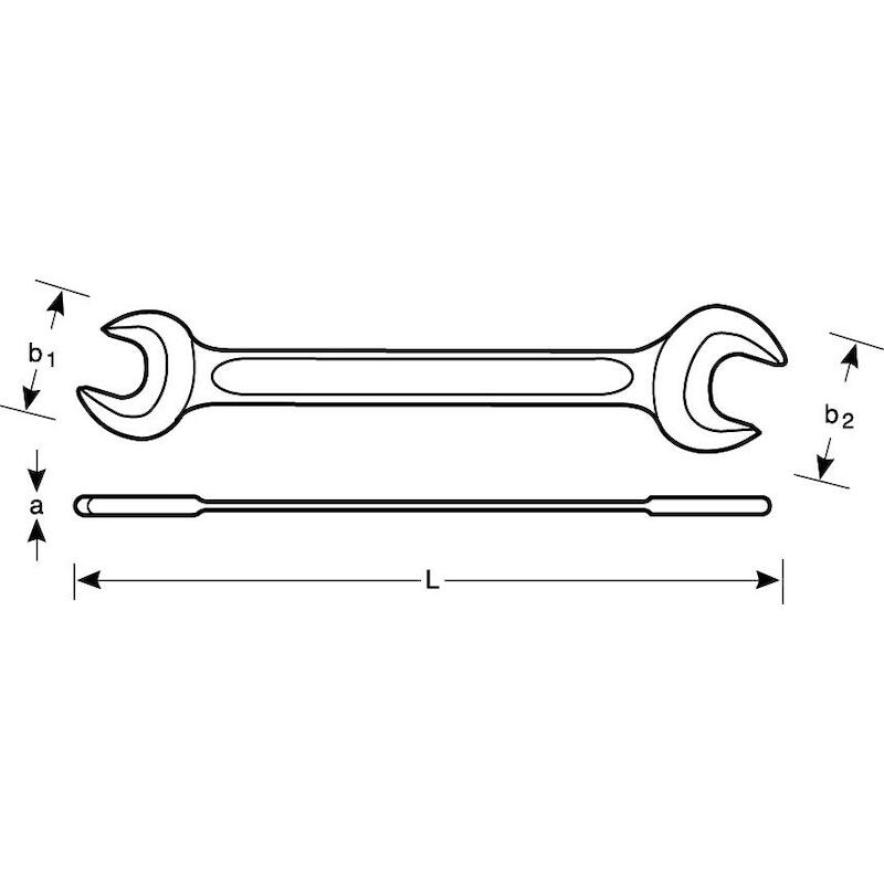 CLÉ À FOURCHE 10 X 13MM     895M             BAHCO