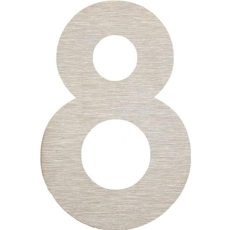 NUMERO MAISON 80MM IN.COLLE FUJI - "8"        KATO