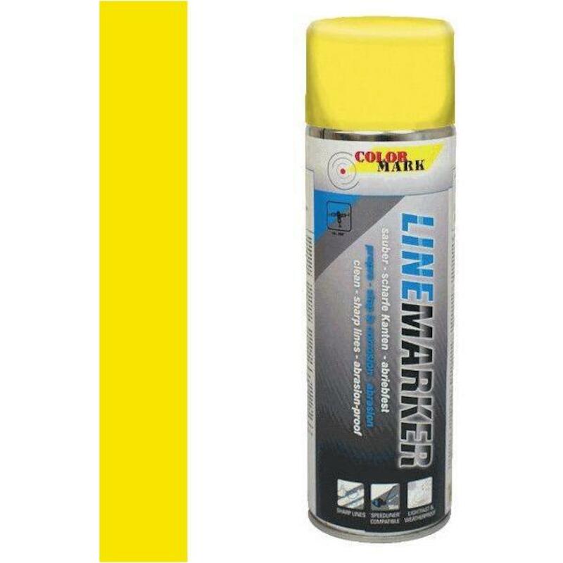 TRAC.DE LIGNE JAUNE 500ML   LINEMARKER   COLORMARK