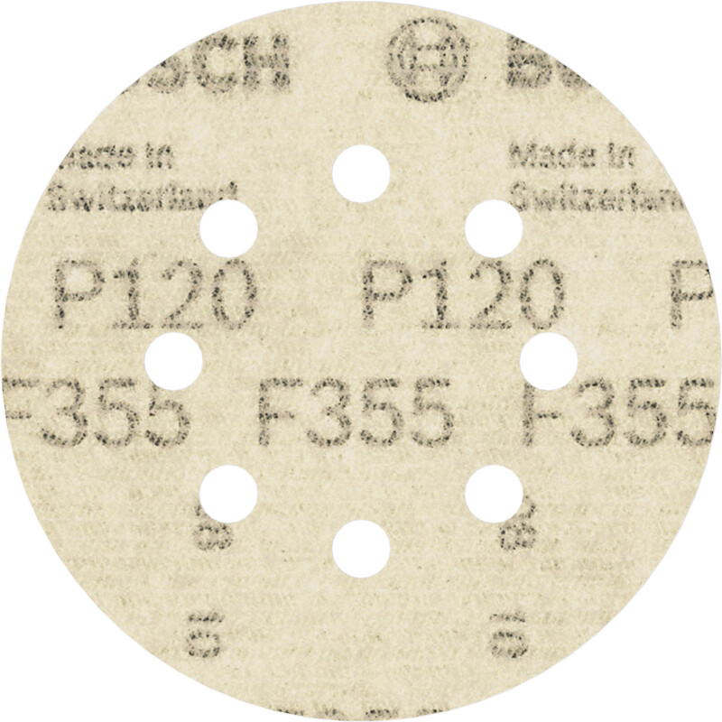 SCHUURSCHIJF 125MM 8G.      2608605117 P120(5ST)