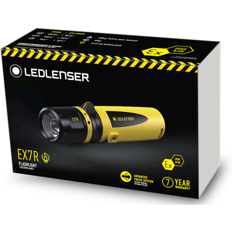 ZAKLAMP 220LM-140M-45U ATEX EX7R OPLAADBAAR  LED L