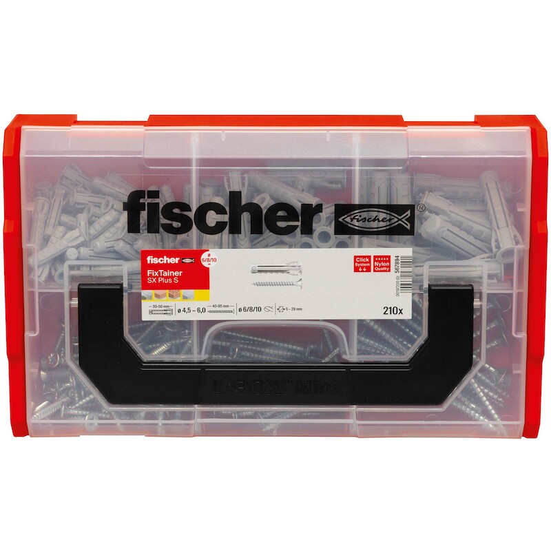 ASSORTIMENTSDOOS GEVULD     FIXTAINER SX PLUS  FIS