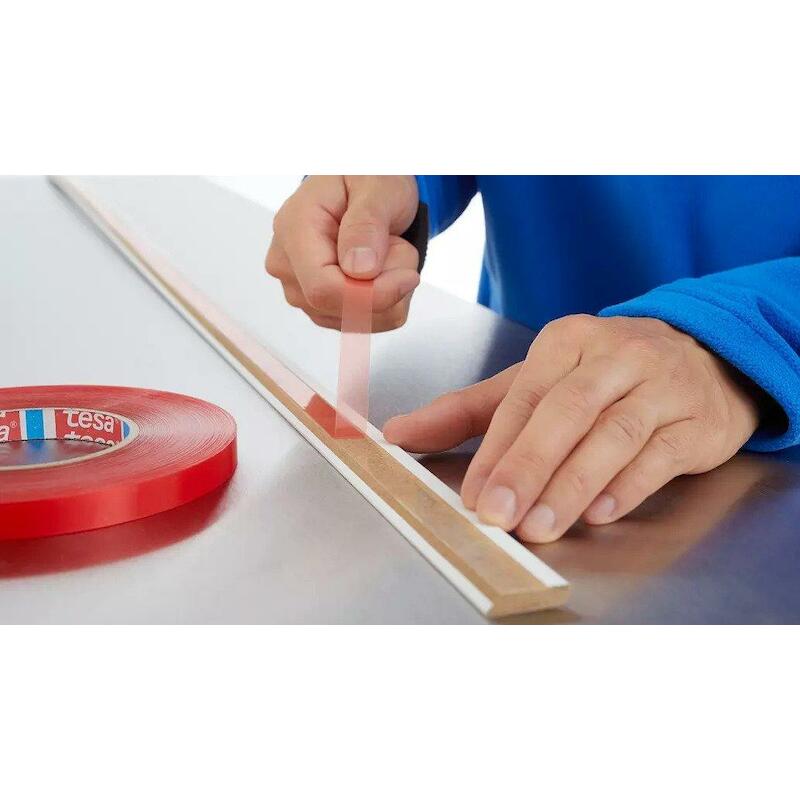 KLEEFBAND - TESA 04965 TESAFIX PET-FOLIE - TRANSPARANT 50 MM X 50 M