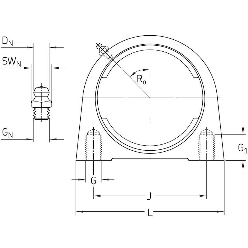 Y-LAGERHUIS - SKF SYF 510