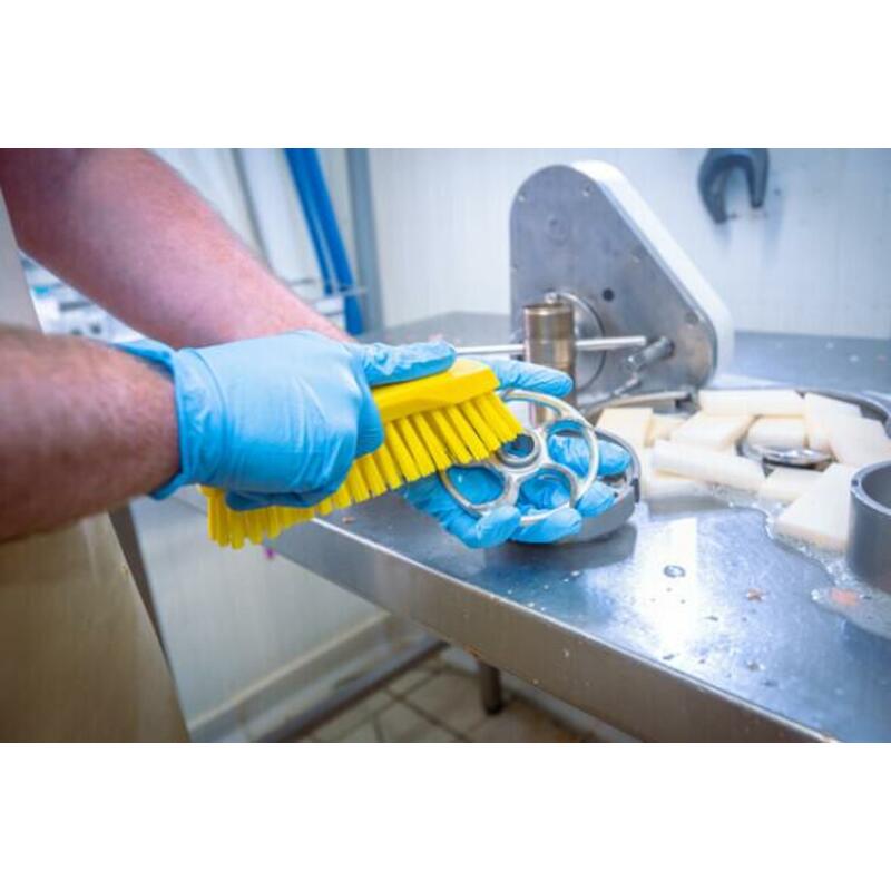 BROSSE À MAIN POL.DUR BLANC 3890/5  L=200MM  VIKAN
