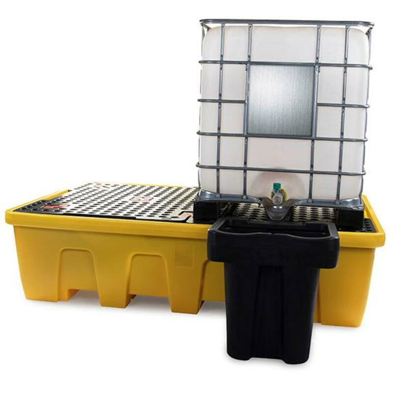BAC DE RÉTENTION IBC JAUNE  2260X1460X575MM PLASTI