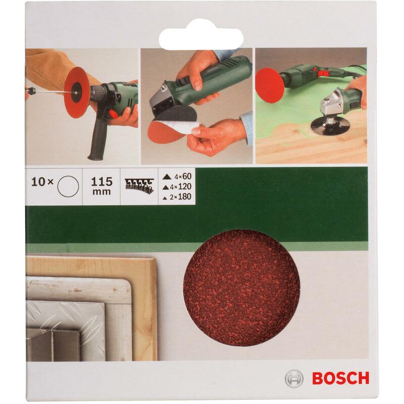 JEU DISQUES ABR.115MM VELCR.2609256B41(10PC)DIVERS